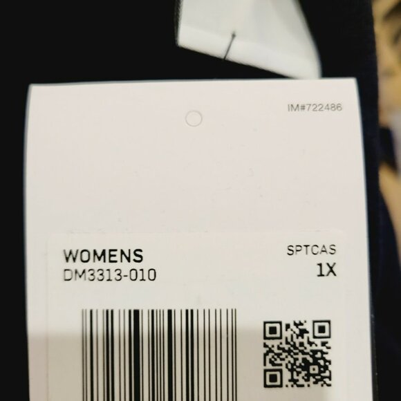 1X PLUS SIZE NIKE Women's hoodie / Black / white sweatshirt DM3313-010  jacket - Picture 8 of 8